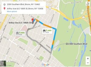 directions_from_zoo_to_arthur_avenue