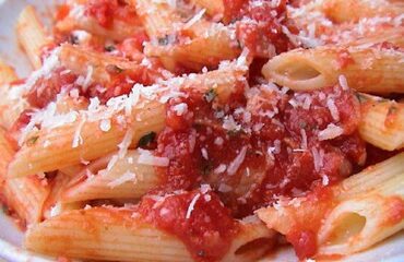 Penne Amatriciana from Biancardi Meats