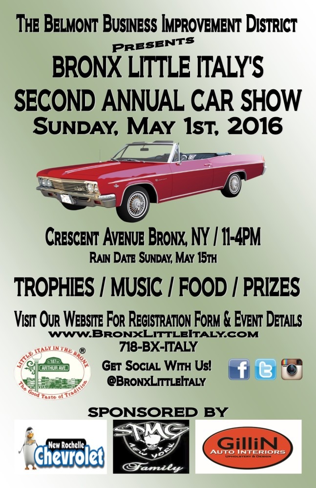 Bronx Little Italy’s Second Annual Car Show