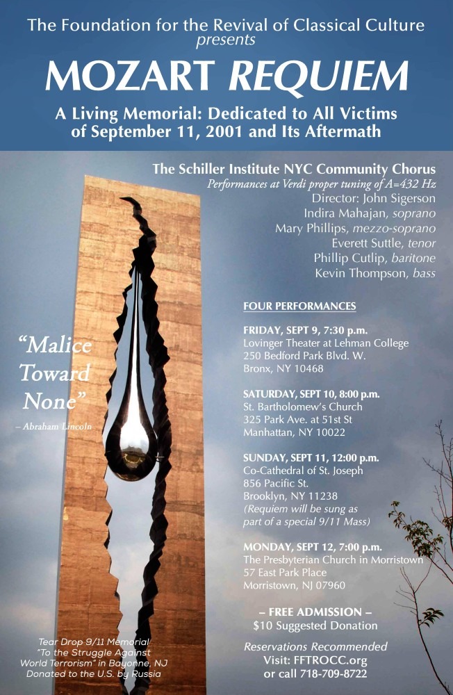 9/11 Living Memorial Concerts in NYC