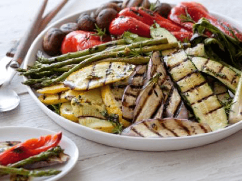 Grilled and Marinated Vegetable Platter