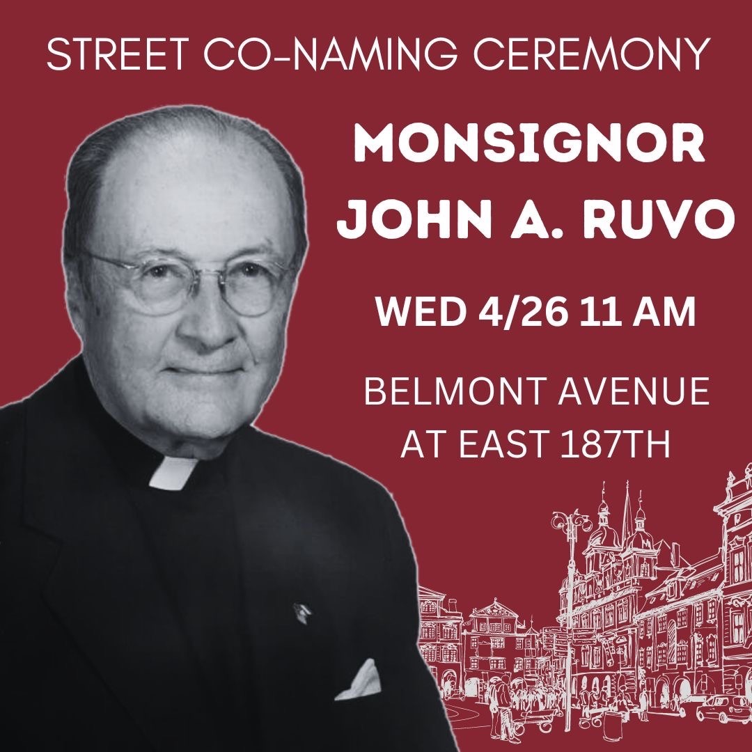 Monsignor Ruvo Street Co-Naming Ceremony