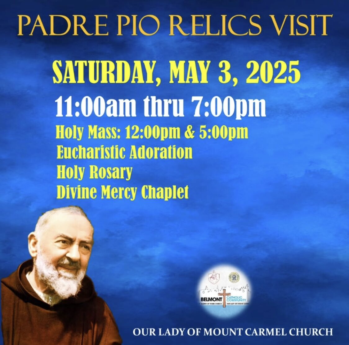 Padre Pio Relics Visit